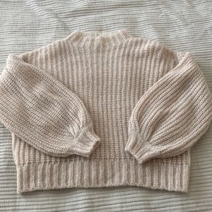 Sézane bubble sleeve knit